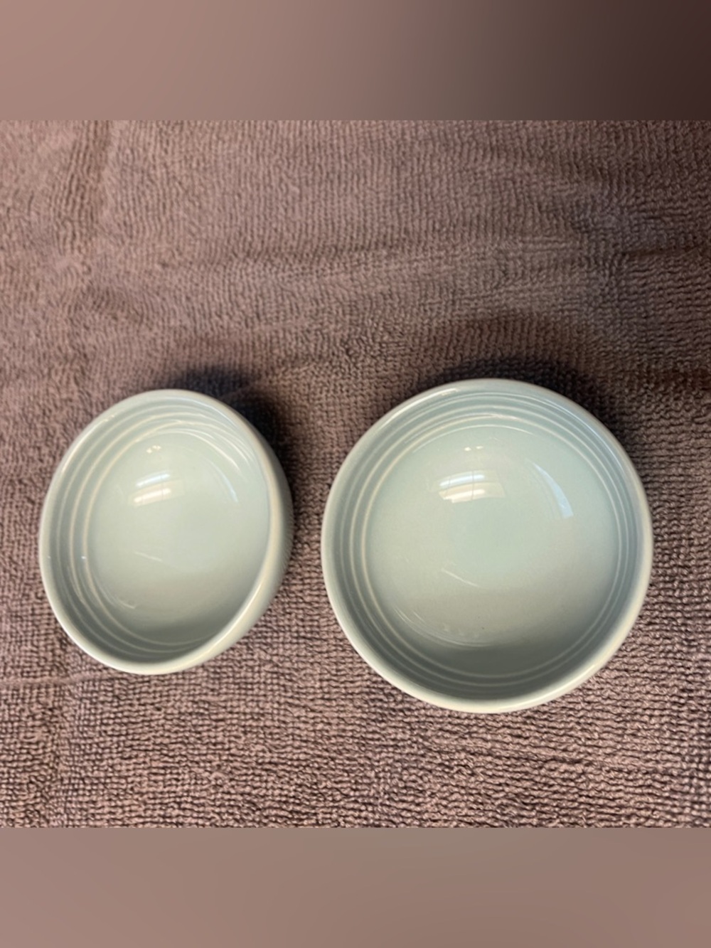 Le Creuset Vancouver Ceramic pinch  Bowls  - Sea Salt Set of 2